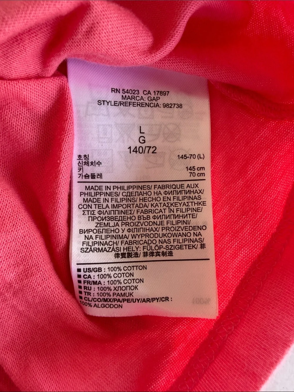 NWT GAPKIDS Pink Long-Sleeve Graphic Tee with Doodle Prints